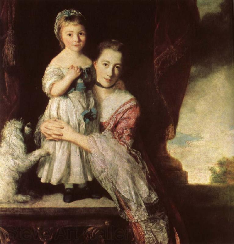 Sir Joshua Reynolds Georgiana,Countess Spencet and Lady Georgiana Spencer Germany oil painting art